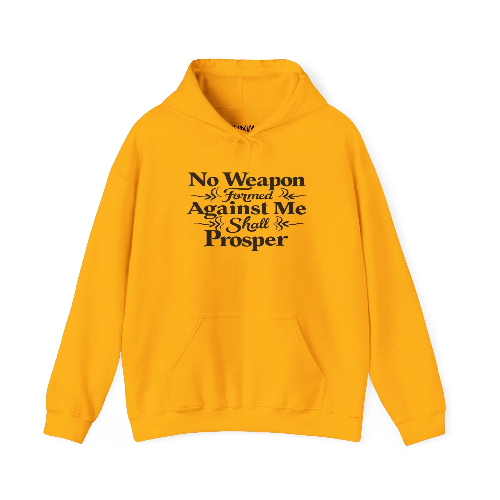No Weapons Formed Christian Inspirational Religious Hoodie for Women