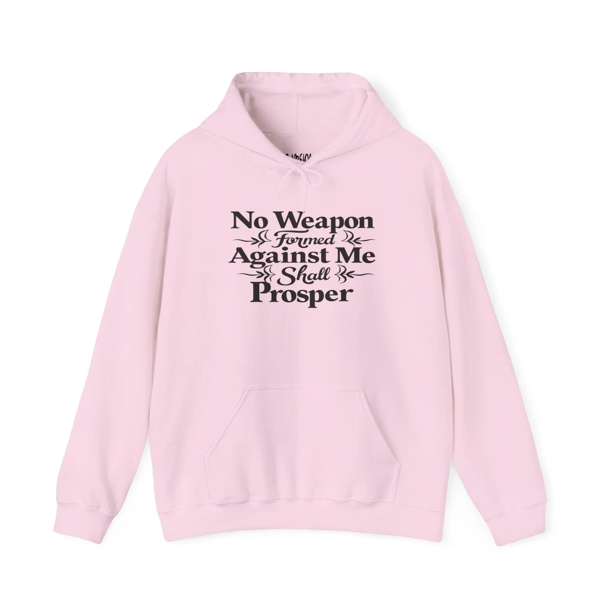 No Weapons Formed Christian Inspirational Religious Hoodie for Women