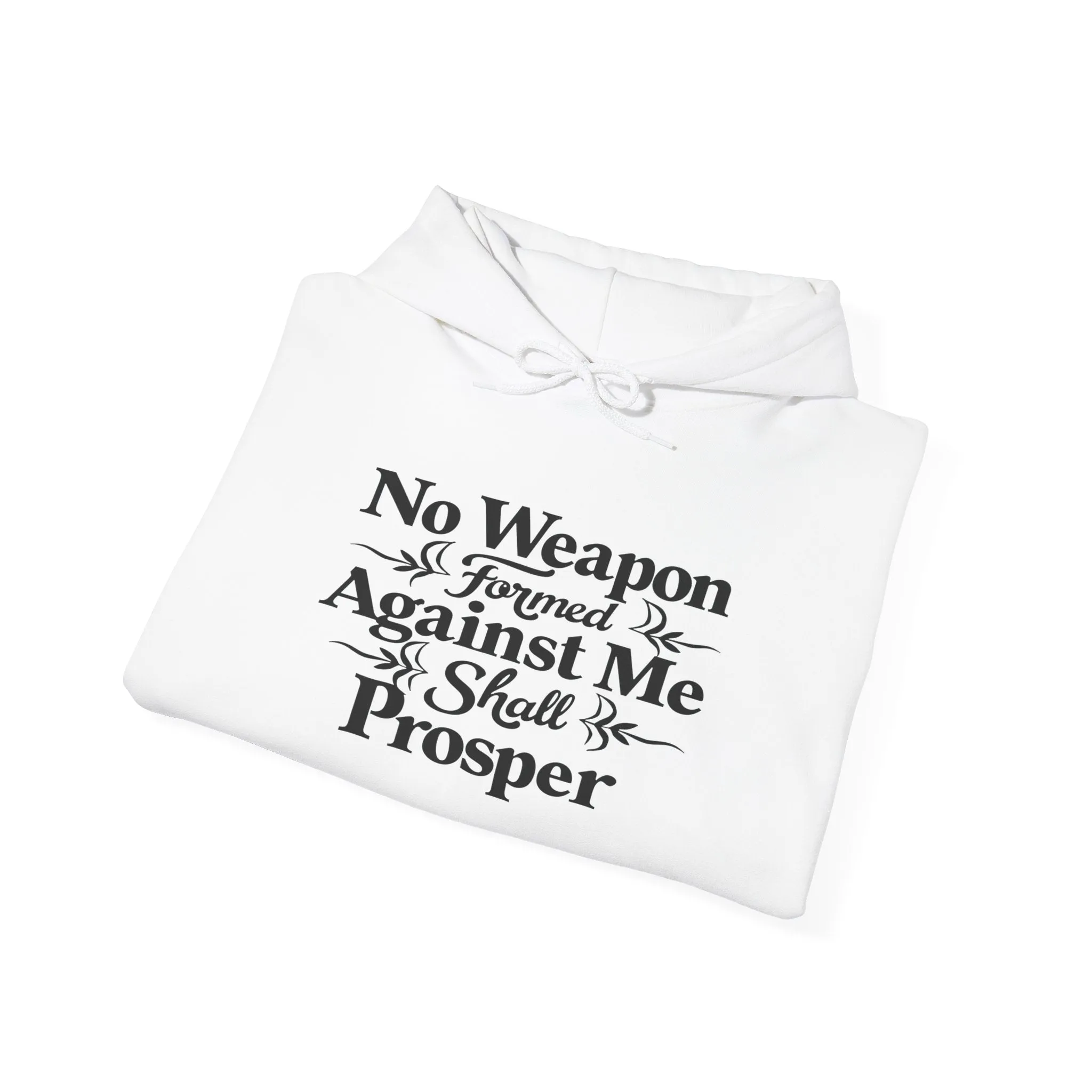 No Weapons Formed Christian Inspirational Religious Hoodie for Women
