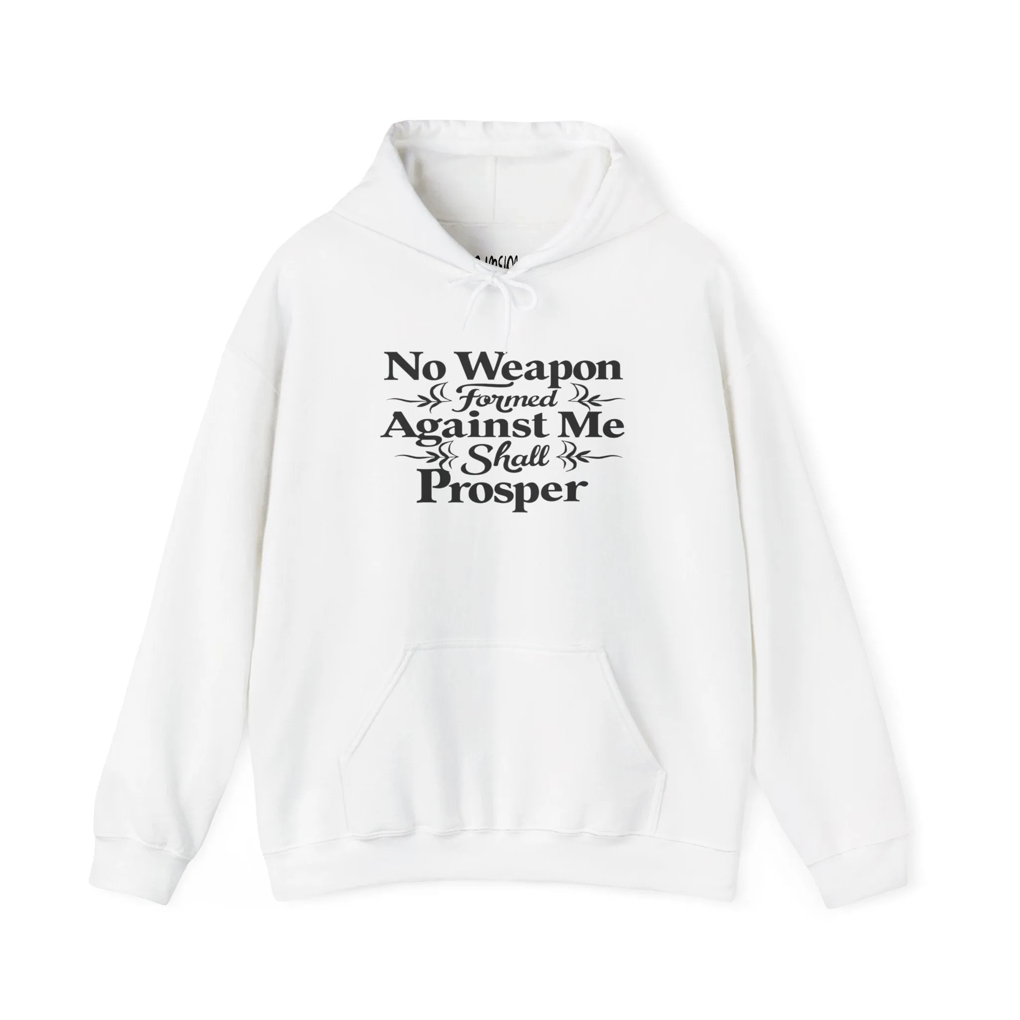 No Weapons Formed Christian Inspirational Religious Hoodie for Women