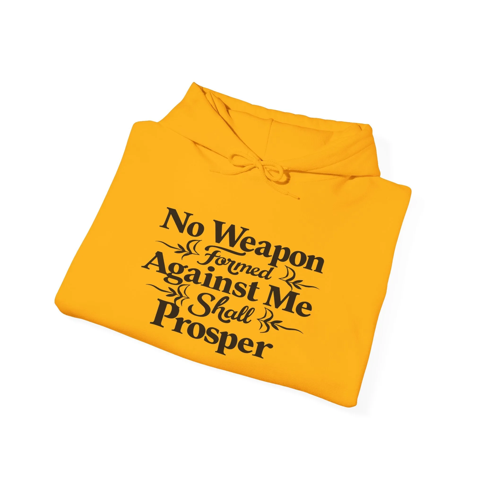 No Weapons Formed Christian Inspirational Religious Hoodie for Women