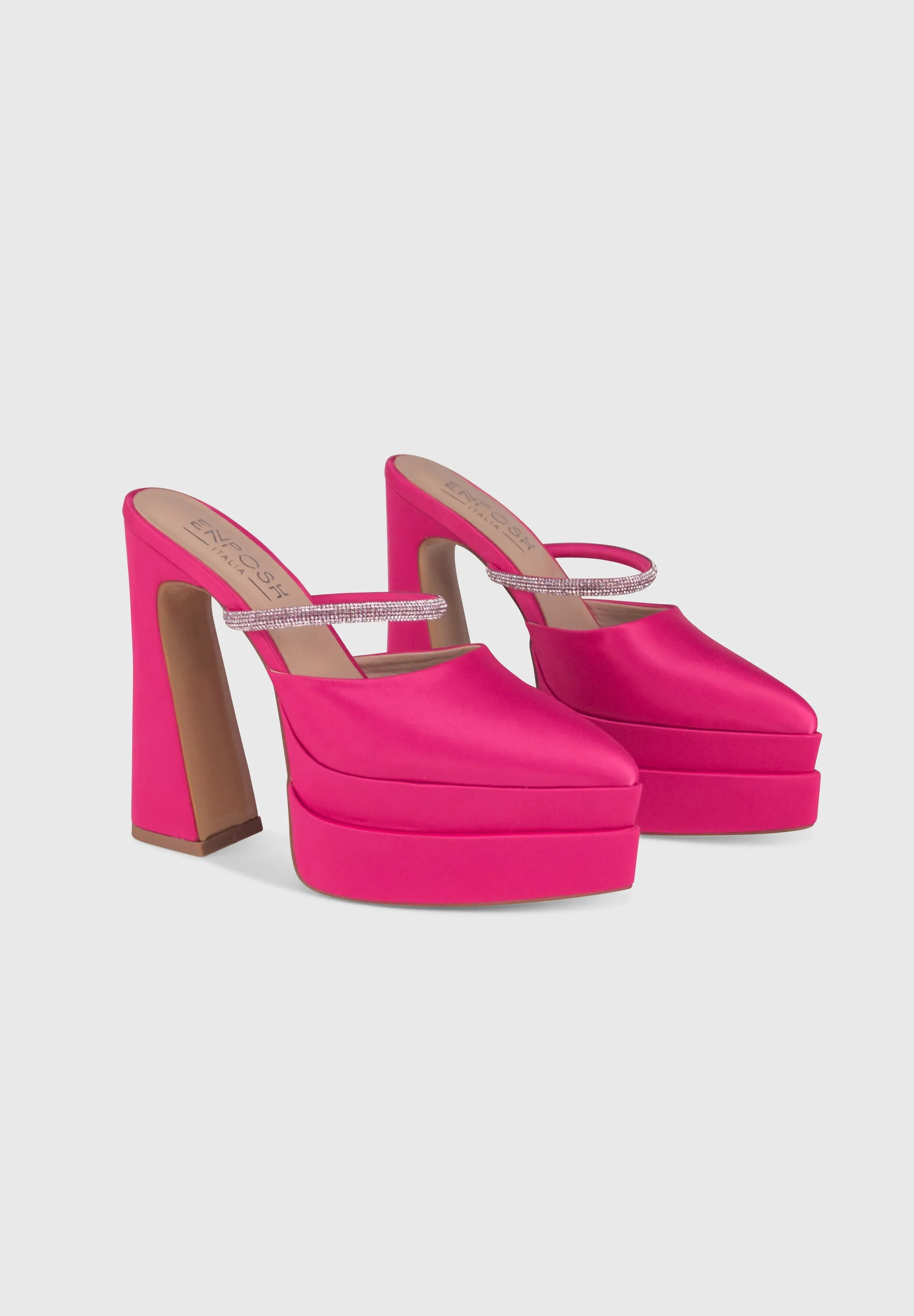 PANDORA Pink - High-heel platform mules