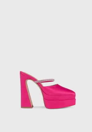 PANDORA Pink - High-heel platform mules
