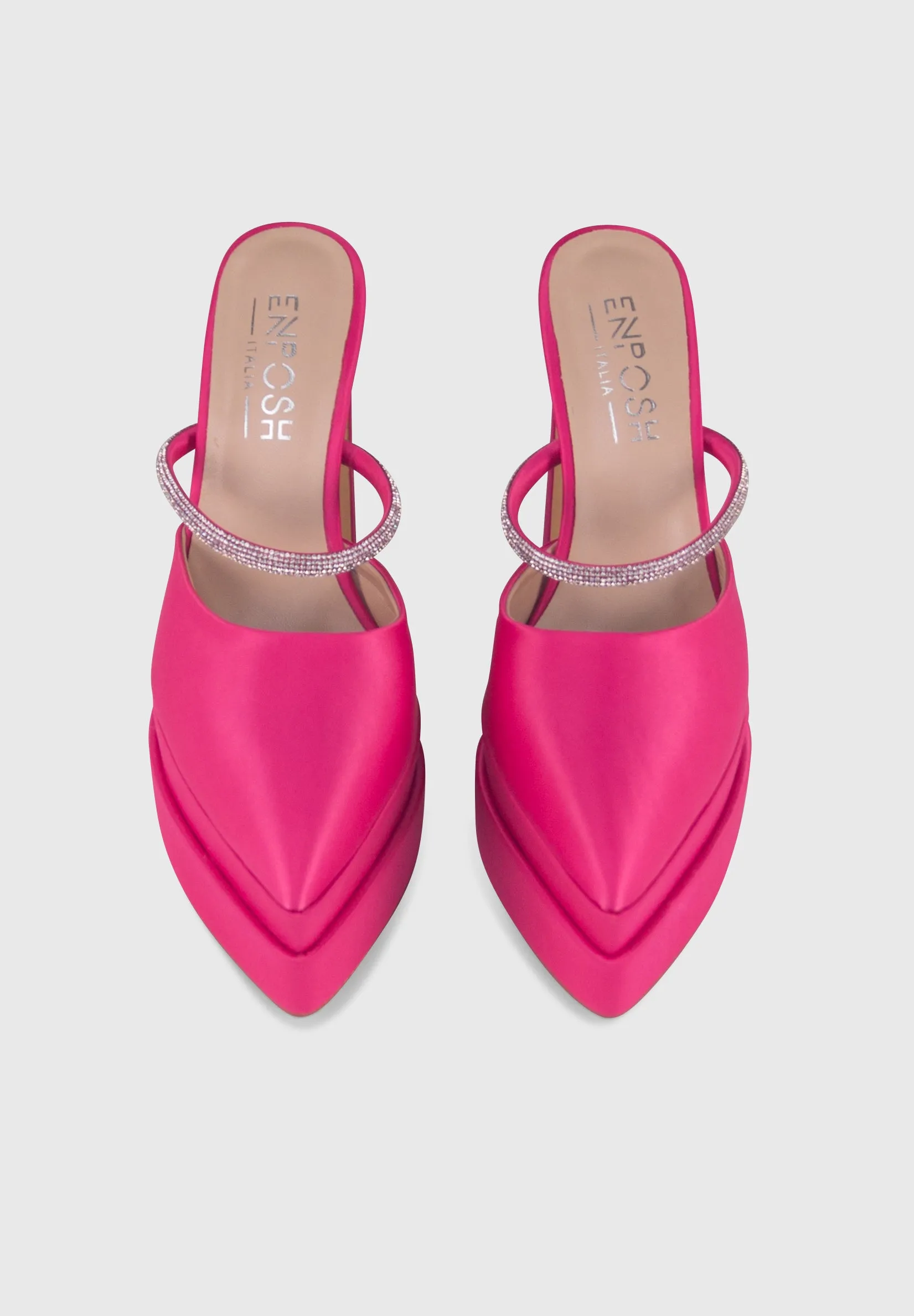 PANDORA Pink - High-heel platform mules