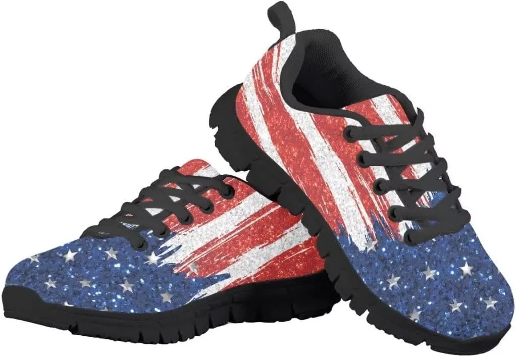 Pinupub Kids Lace-up Sneakers Comfortable Lightweight Casual Running Walking Tennis Shoes