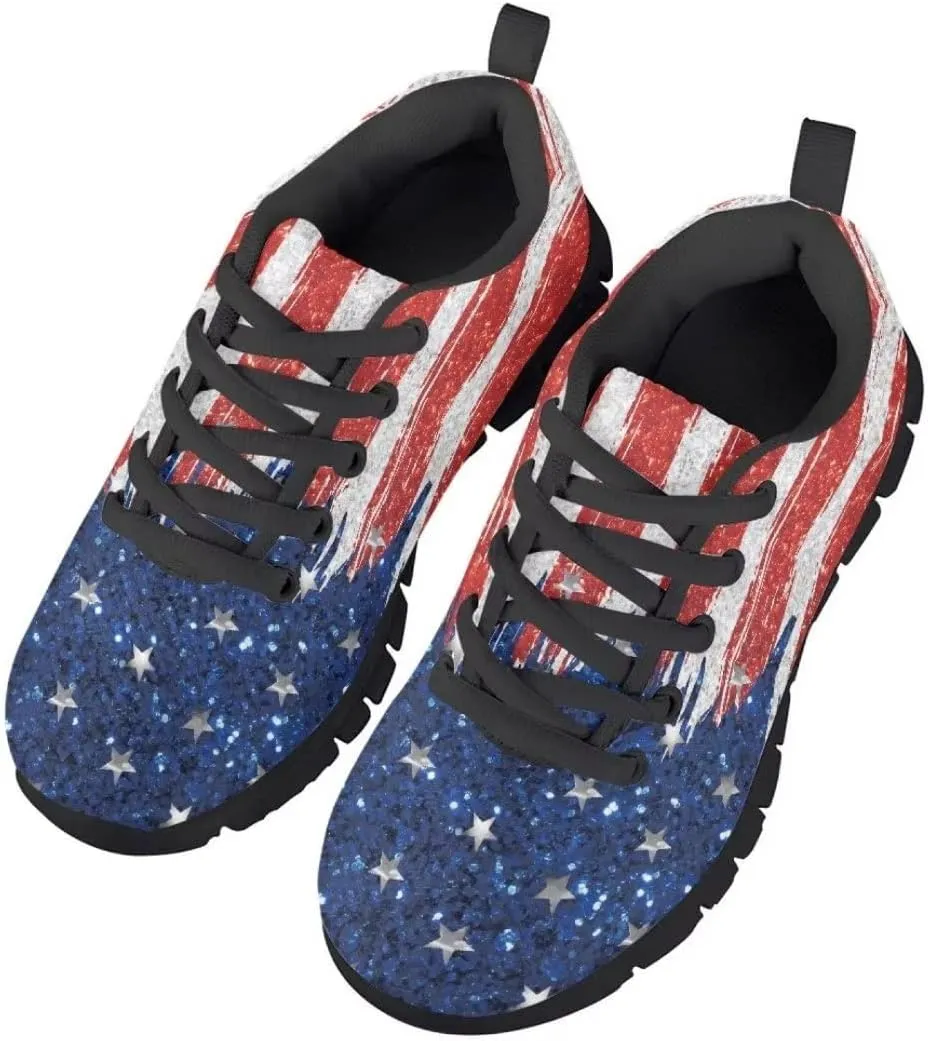Pinupub Kids Lace-up Sneakers Comfortable Lightweight Casual Running Walking Tennis Shoes