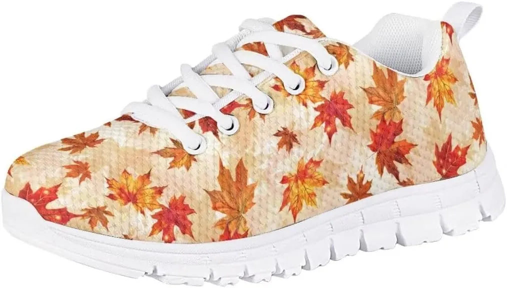 Pinupub Running Walking Shoes for Boys Girls Sports Non Slip Durable Casual Sneakers with Tie Lace