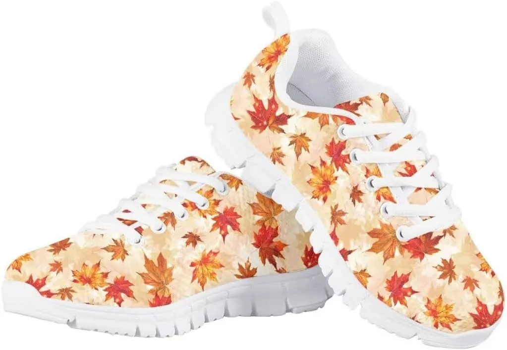 Pinupub Running Walking Shoes for Boys Girls Sports Non Slip Durable Casual Sneakers with Tie Lace