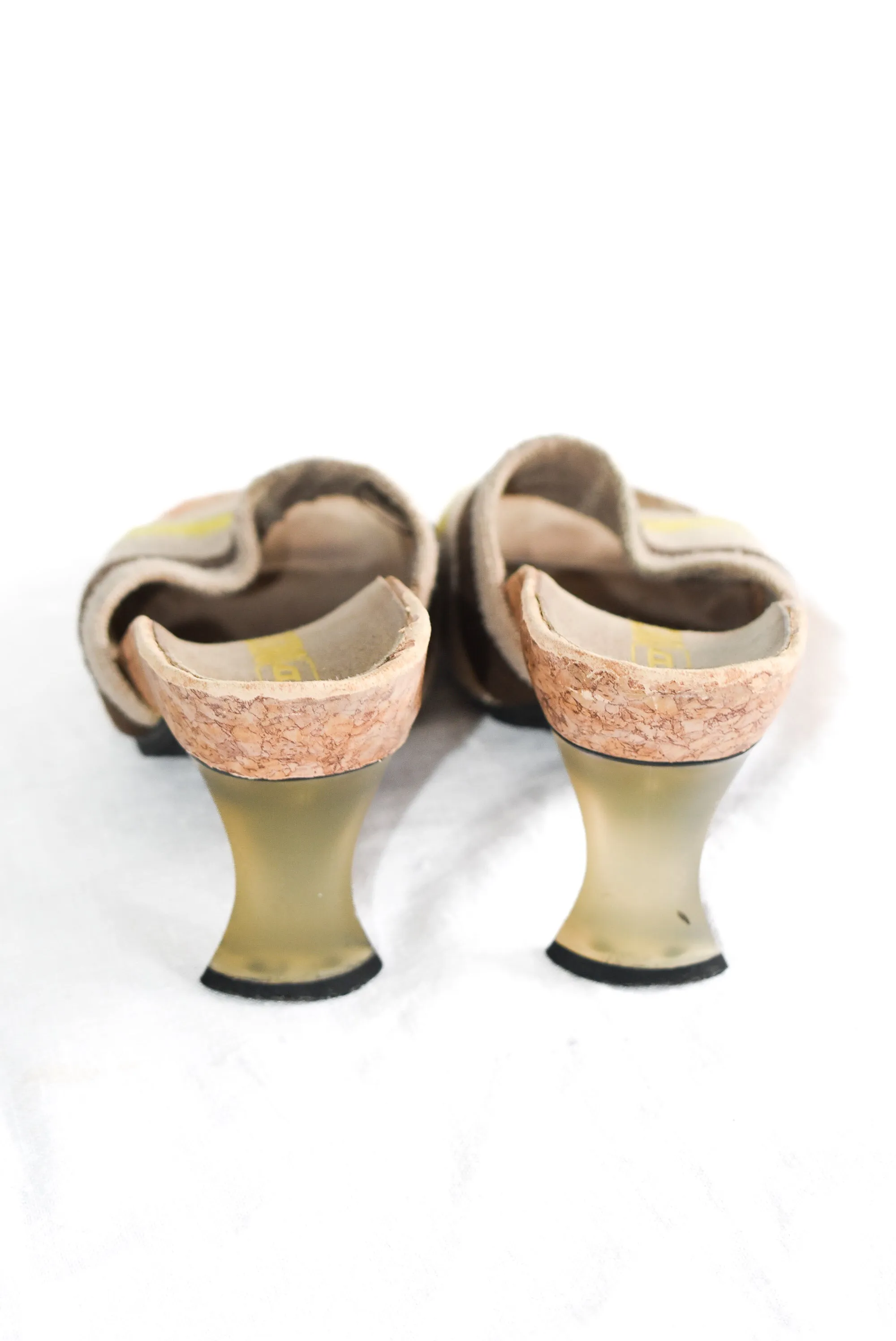 RARE Y2K Diesel cork "LOVE" heels, 37EUR