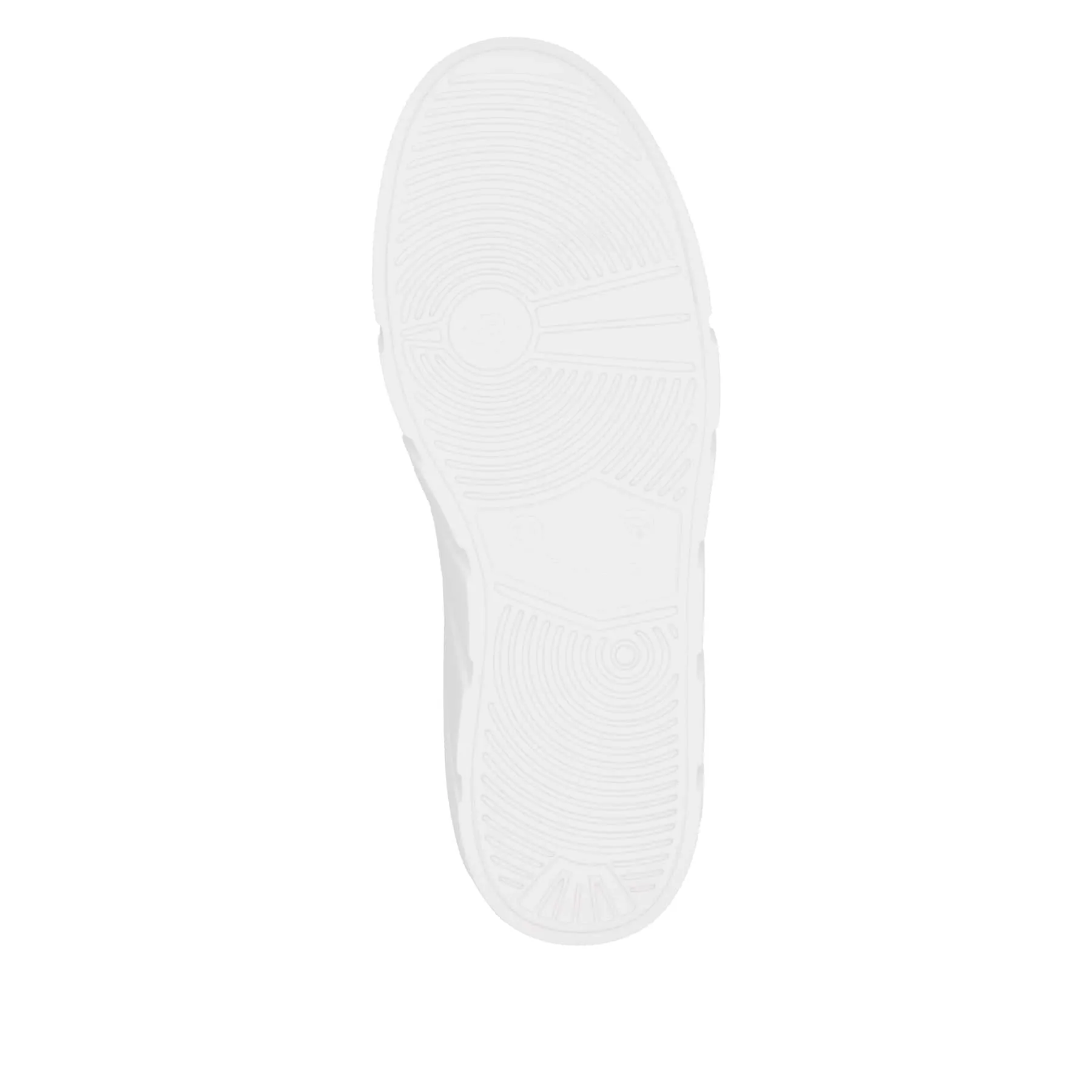 Rieker Womens Fashion Leather Trainers - White