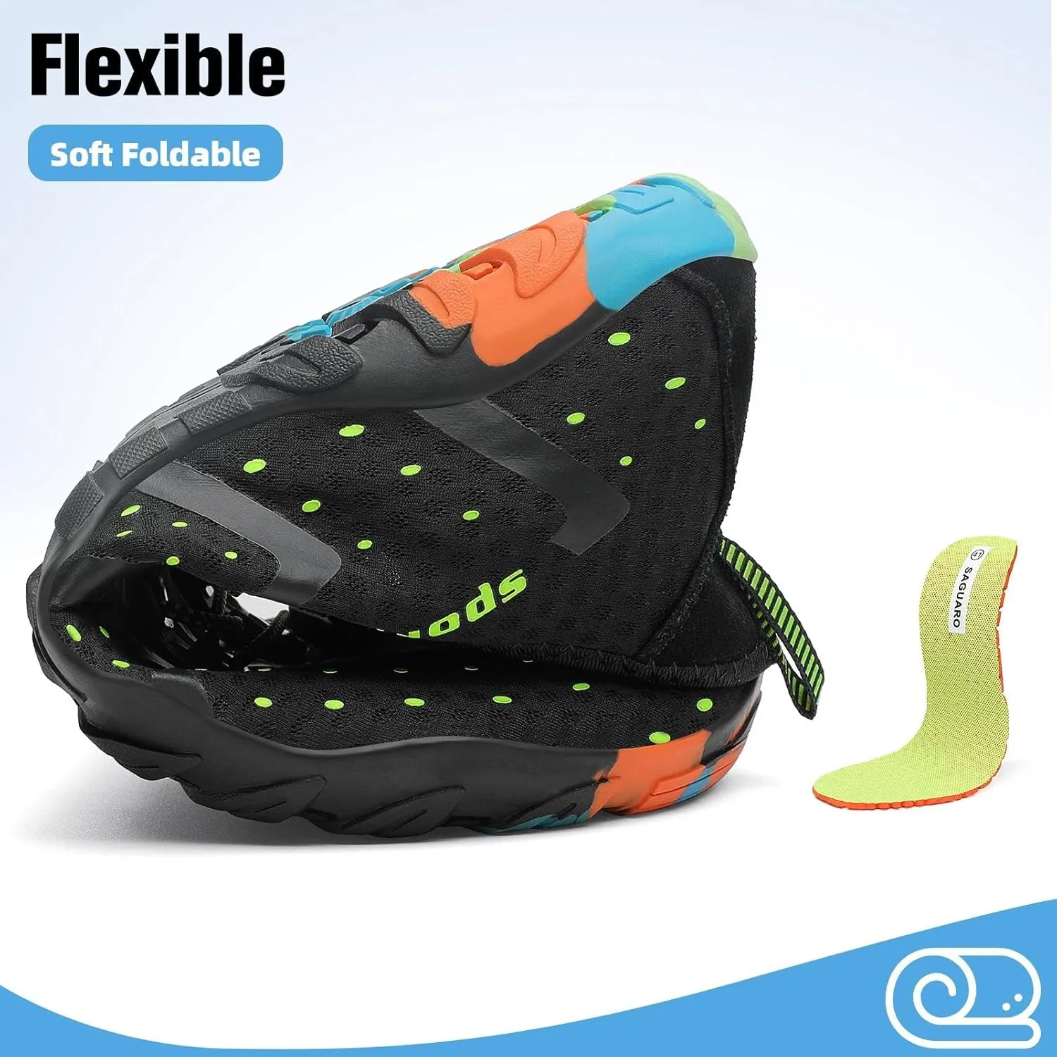 SAGUARO Quick-Dry Water Shoes for Women  Swim Shoes, Beach Shoes, Aqua Shoes with Lightweight, Breathable, Slip-Resistant Design for Pool & Outdoor Use