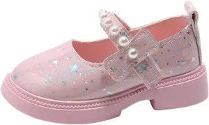 Sequins Rubber Sole Sandals For Girls Kids ow Heel Bow Crb Dress Shoes Toddler Summer Casual Glitter Trendy Shoes