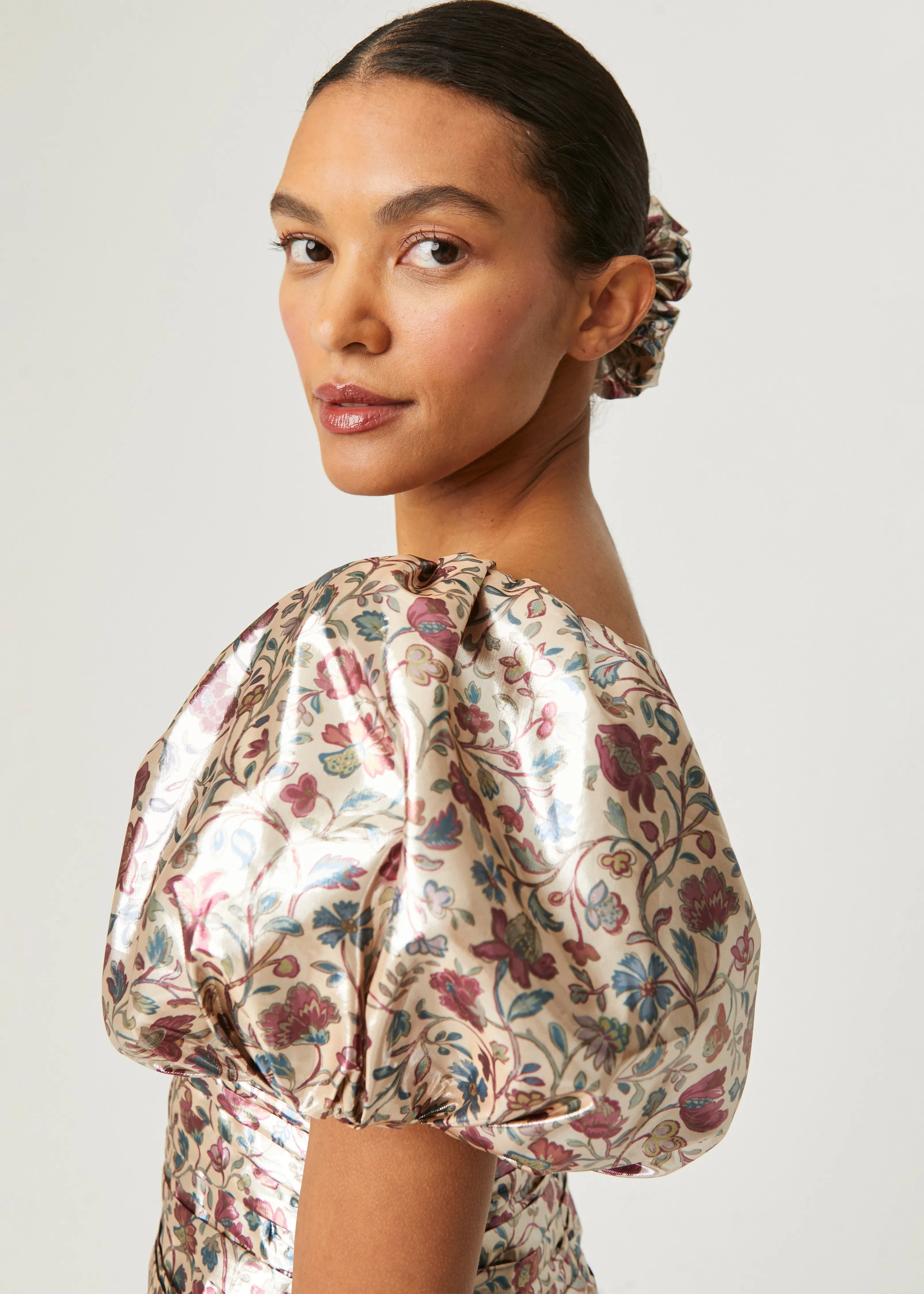 Suzette Dress | Cream Vichy Rose