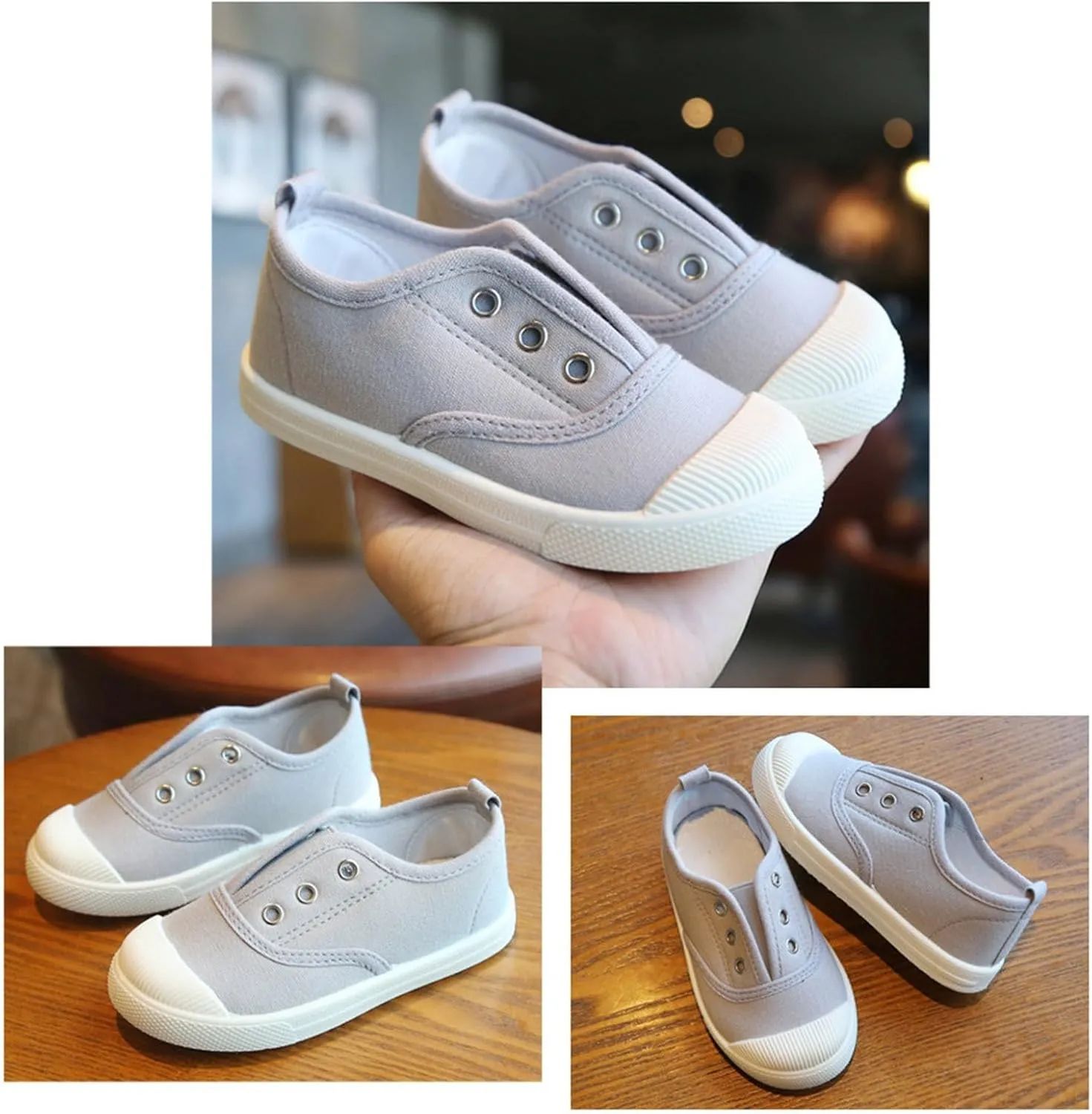 Toddler Canvas Flat Sneakers Lace Ankle Non Slip Running Sport Shoes Childrens Kids Breathable Comfy Summer Casual Shoes