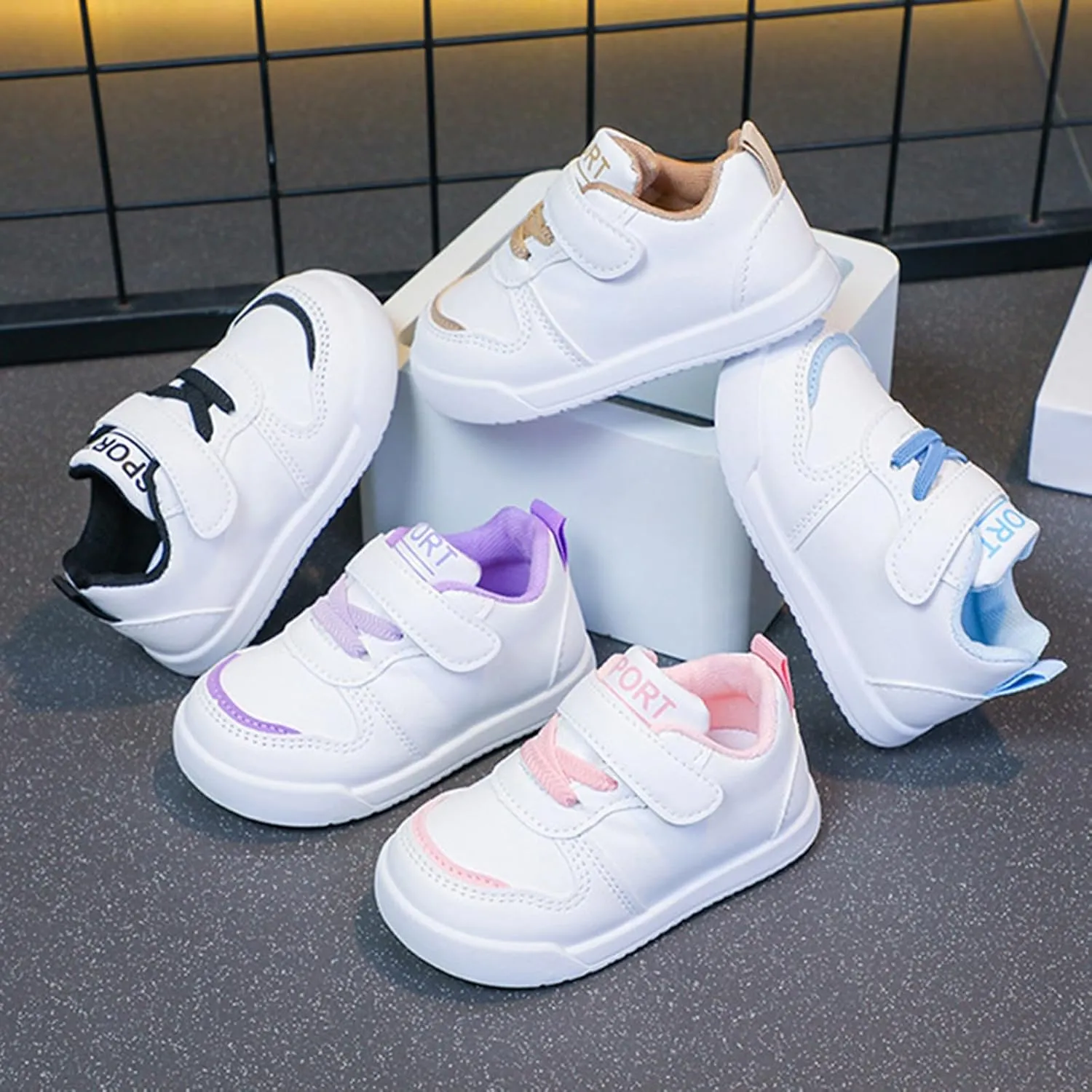 Toddler Flat Open Toe Sneaker Outdoor First Walking Sport Shoes Baby Boys Girls Running Sole Non Slip Shoes Light Comfy