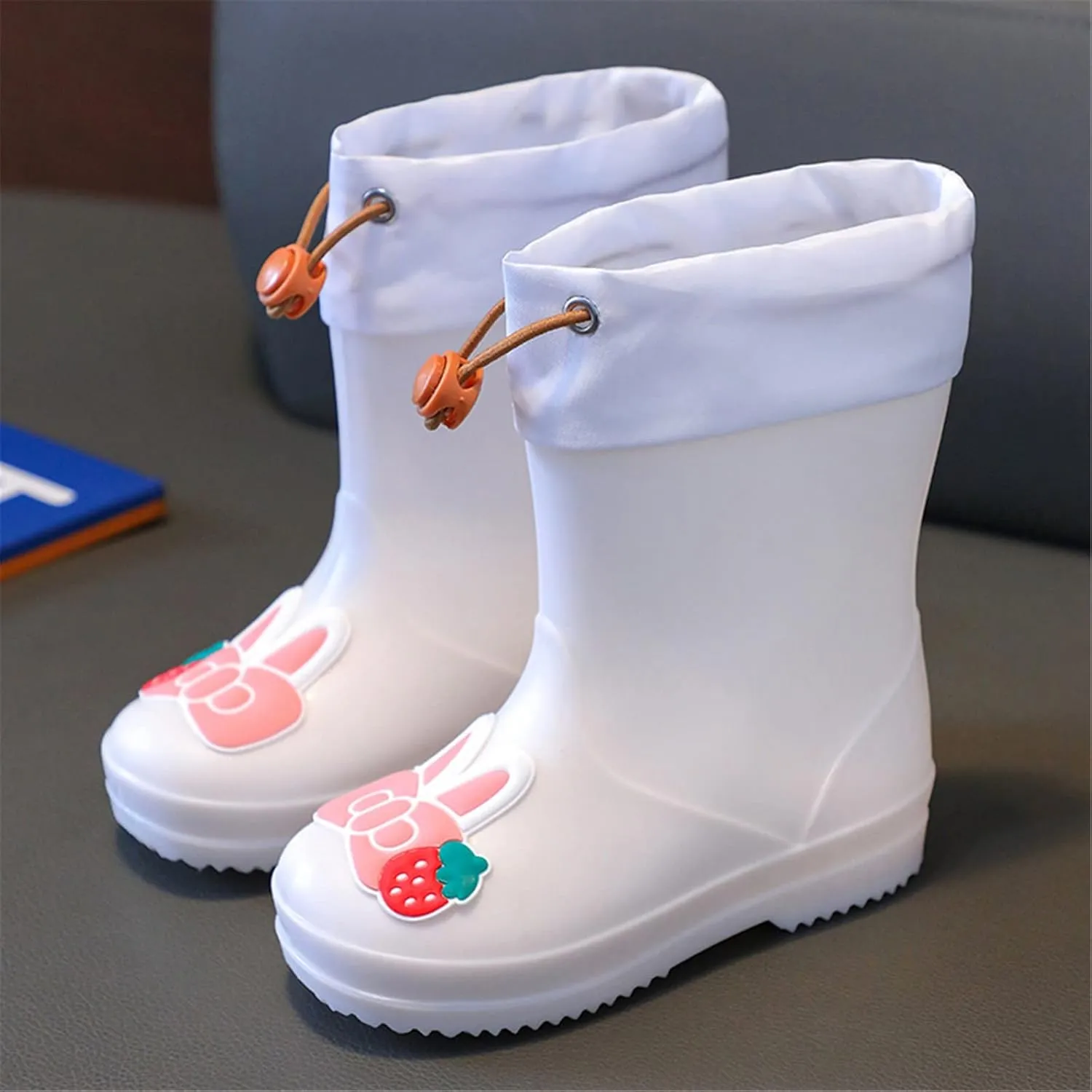 Toddler Girl Rain Boots Rain Boots for Girls Boys Kids Rain Boot Insulated Liner for Boys & Girls Rubber Baby Snow Boots
