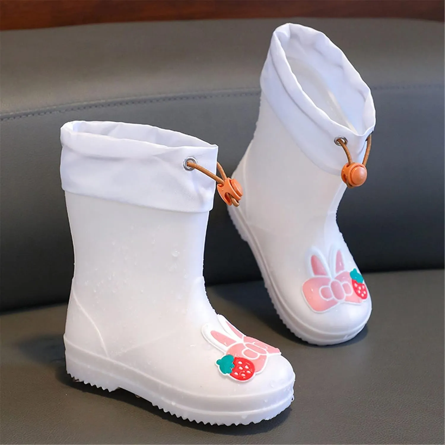 Toddler Girl Rain Boots Rain Boots for Girls Boys Kids Rain Boot Insulated Liner for Boys & Girls Rubber Baby Snow Boots