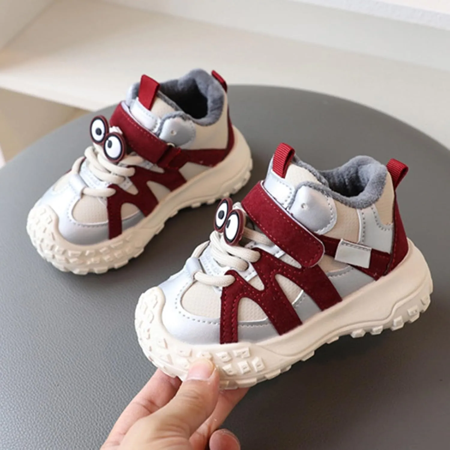 Toddler Kids Cute Running Shoes Lightweight Breathable Comfortable Sneakers for Boys Girls Outdoor Activities