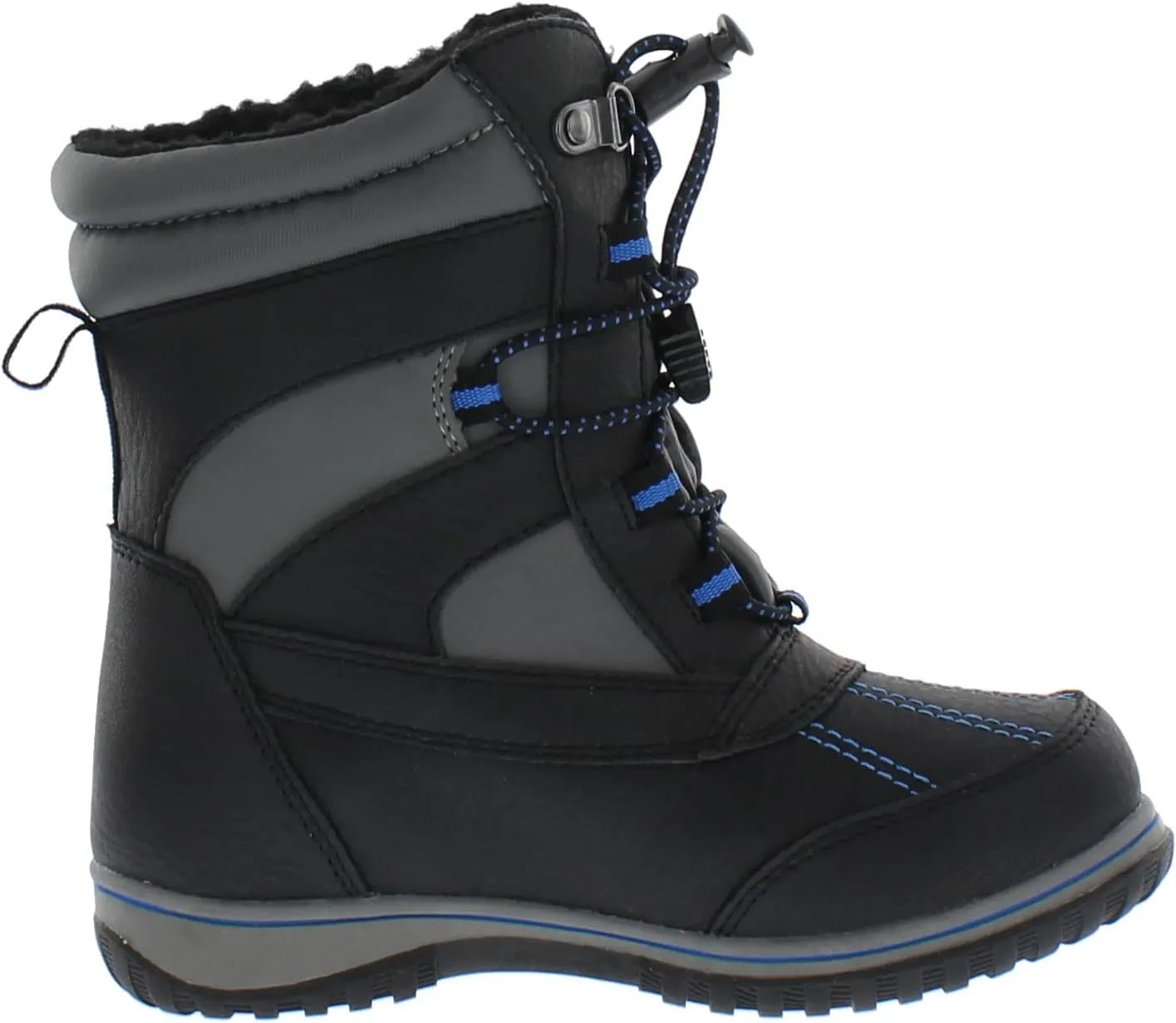 totes Kids Snow Boots with Elastic Lace Toggle Closure Buster All-Weather Insulated Winter Boots Built for Comfort, Durability - Keeps Feet Warm & Dry