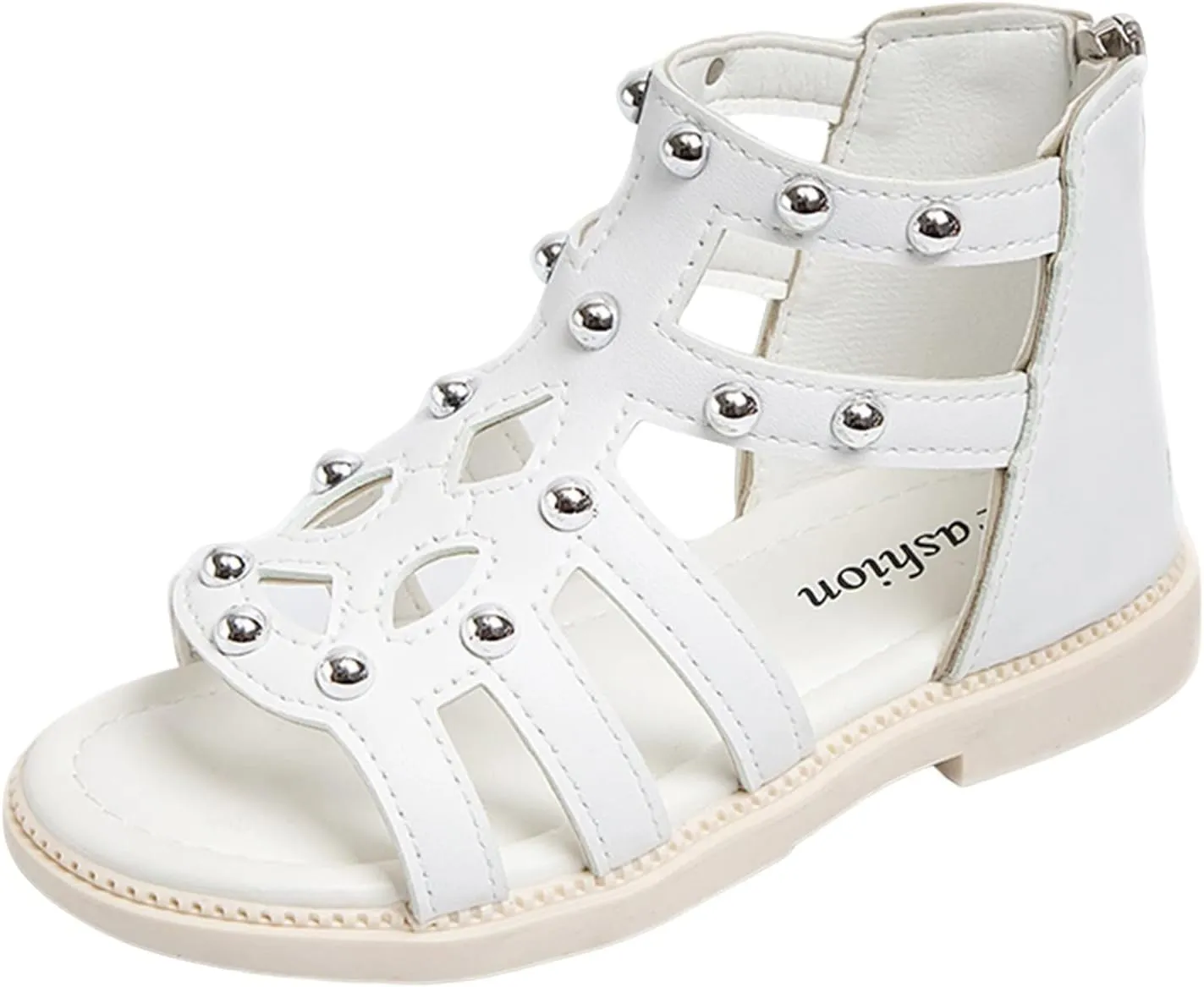 Water Shoes for Kids High Top Sandals Fashion Summer Little Girl Beads High Top Princess Children Toddler Slippers Girl