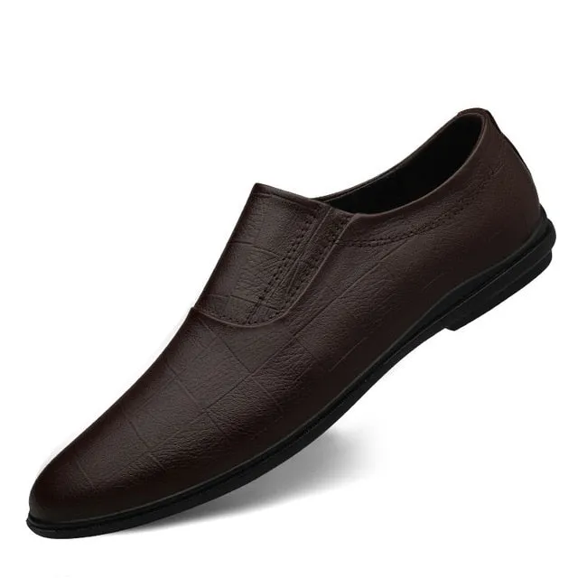 West Louis Slipons Genuine Leather Moccasins