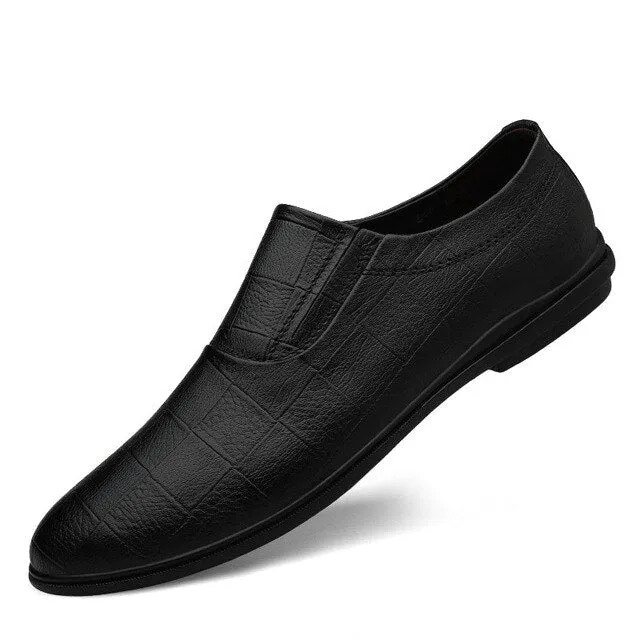 West Louis Slipons Genuine Leather Moccasins