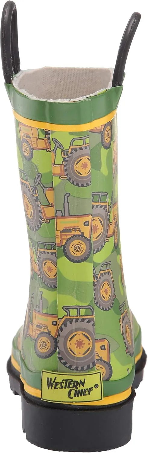 Western Chief Boy's Waterproof Printed Rain Boot