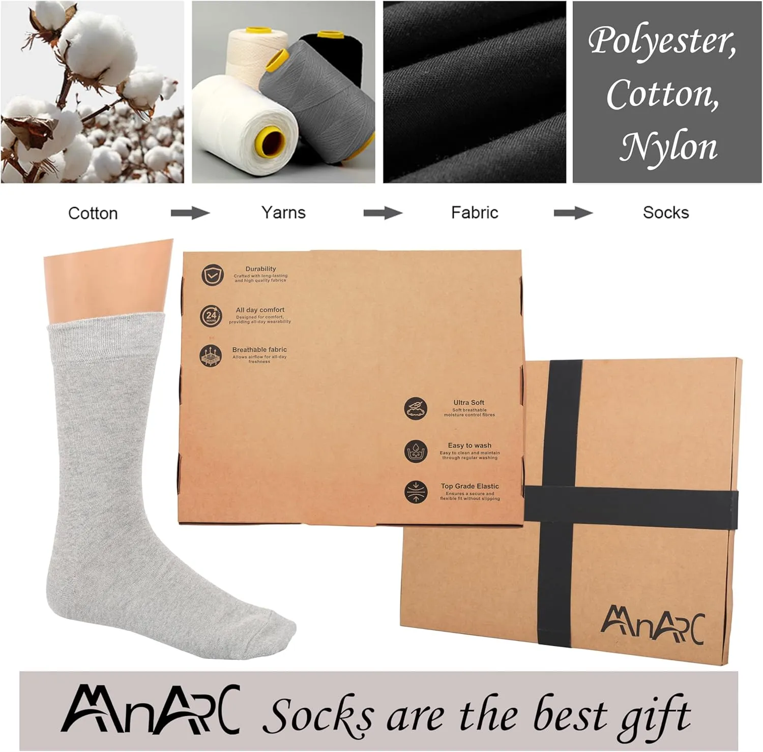 Women Cotton Dress Socks Soft Comfortable Thin Fine Elegant Breathable And Durable.