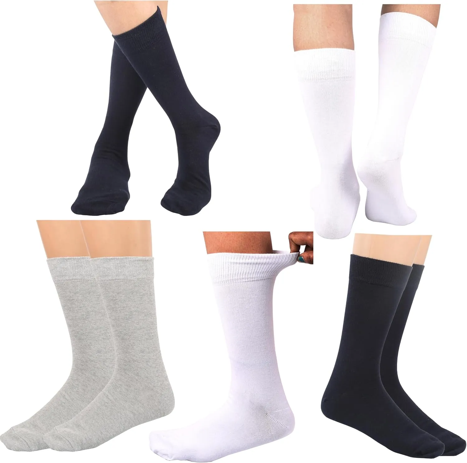 Women Cotton Dress Socks Soft Comfortable Thin Fine Elegant Breathable And Durable.