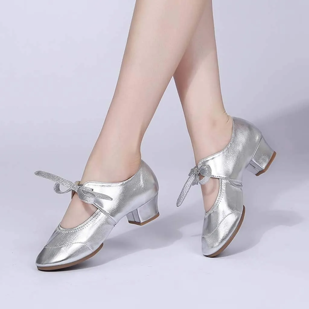 Women Ladies Dancing Prom Ballroom Latin Ballet Dance Singles Shoes Womens Platform Sandals Size 11, 5