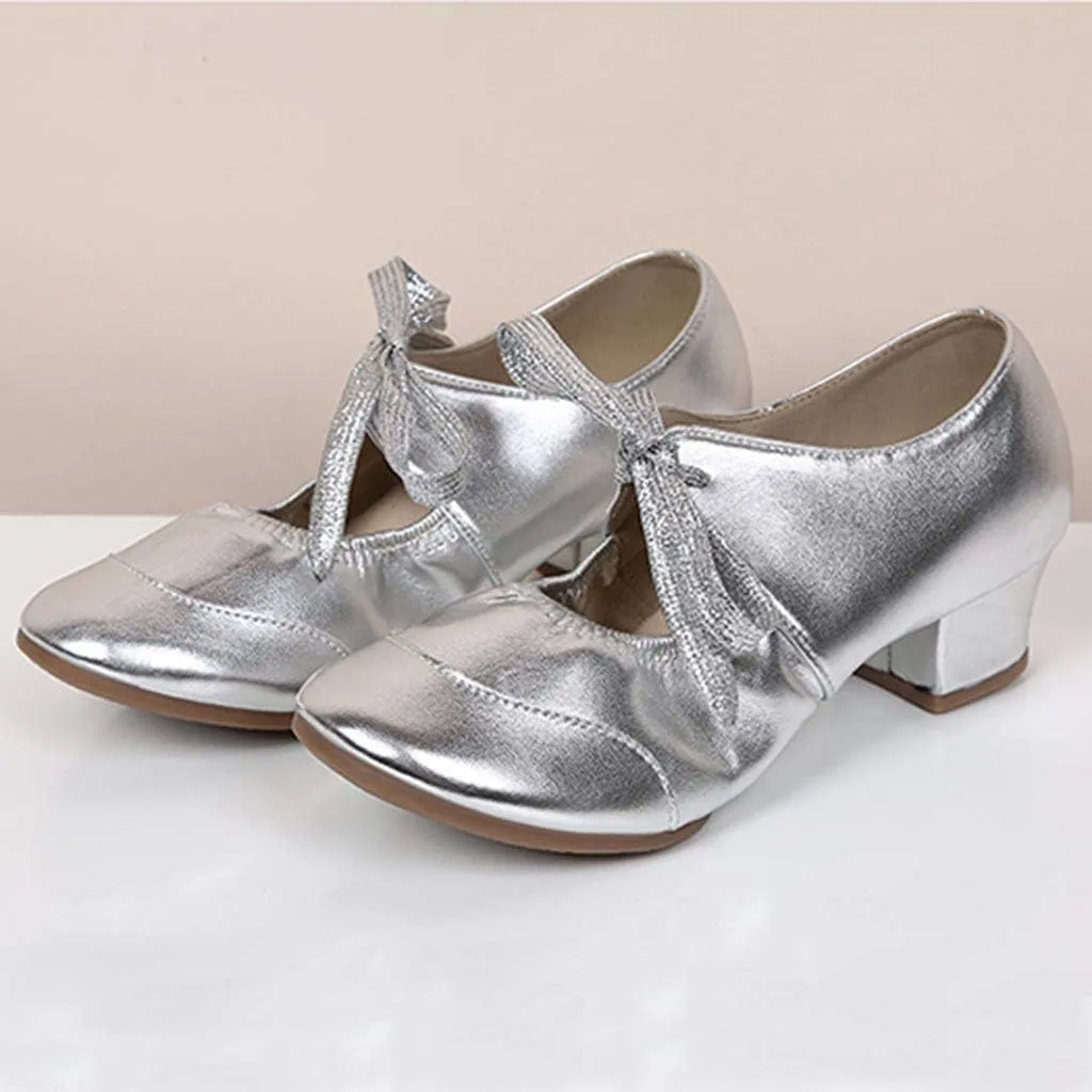 Women Ladies Dancing Prom Ballroom Latin Ballet Dance Singles Shoes Womens Platform Sandals Size 11, 5