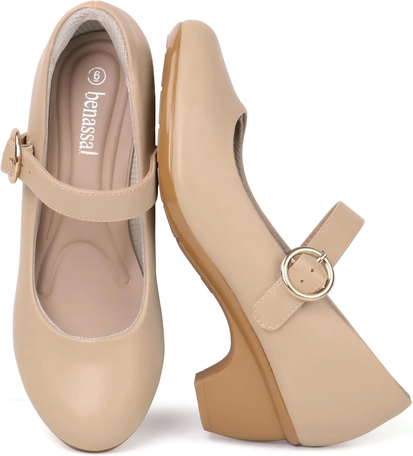 Women Mary Janes Pumps Chunky Shoes Dress Shoes