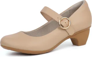 Women Mary Janes Pumps Chunky Shoes Dress Shoes
