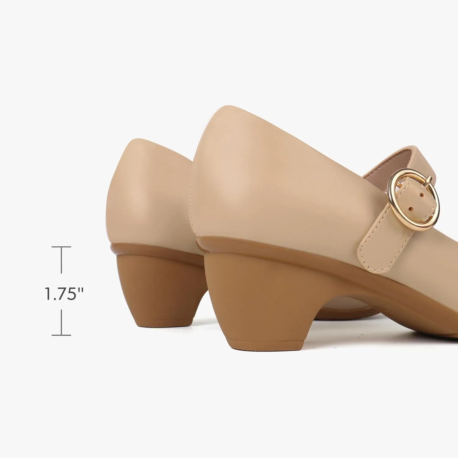 Women Mary Janes Pumps Chunky Shoes Dress Shoes