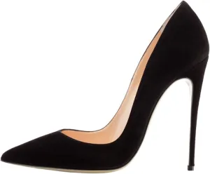 Women's Classic Pointed Toe Elegant Slip on Stieletto Dress Pumps Shoes