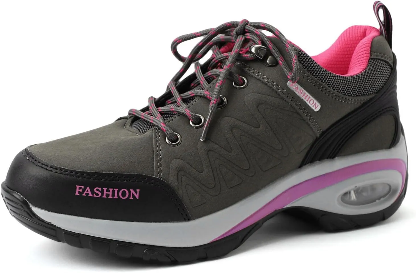 Women's Fashion Sneakers Lace-Up Walking Shoes Comfortable Casual Athletic Non-Slip Running Fashion Sneakers