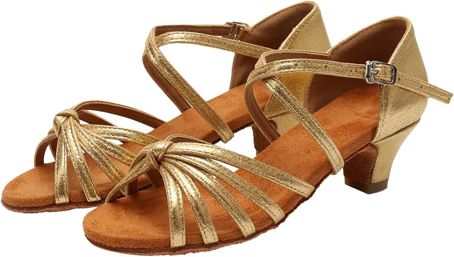 Women's Fashionable Soft Sole Comfortable Non Slip Latin Dance Shoes Shoes Women Low Heels, 6.5
