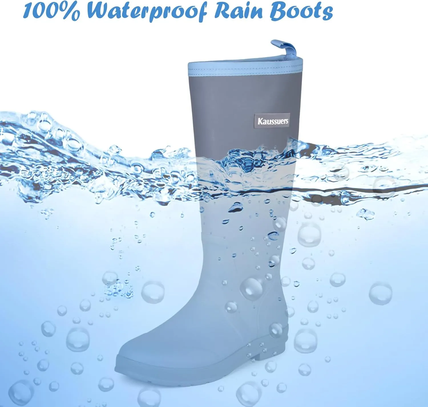 Women's Rain Boots Waterproof Rubber Women Shoes Snow Boots And Anti-slip Outdoor Muck Boots For women Garden Fishing Farm Camping