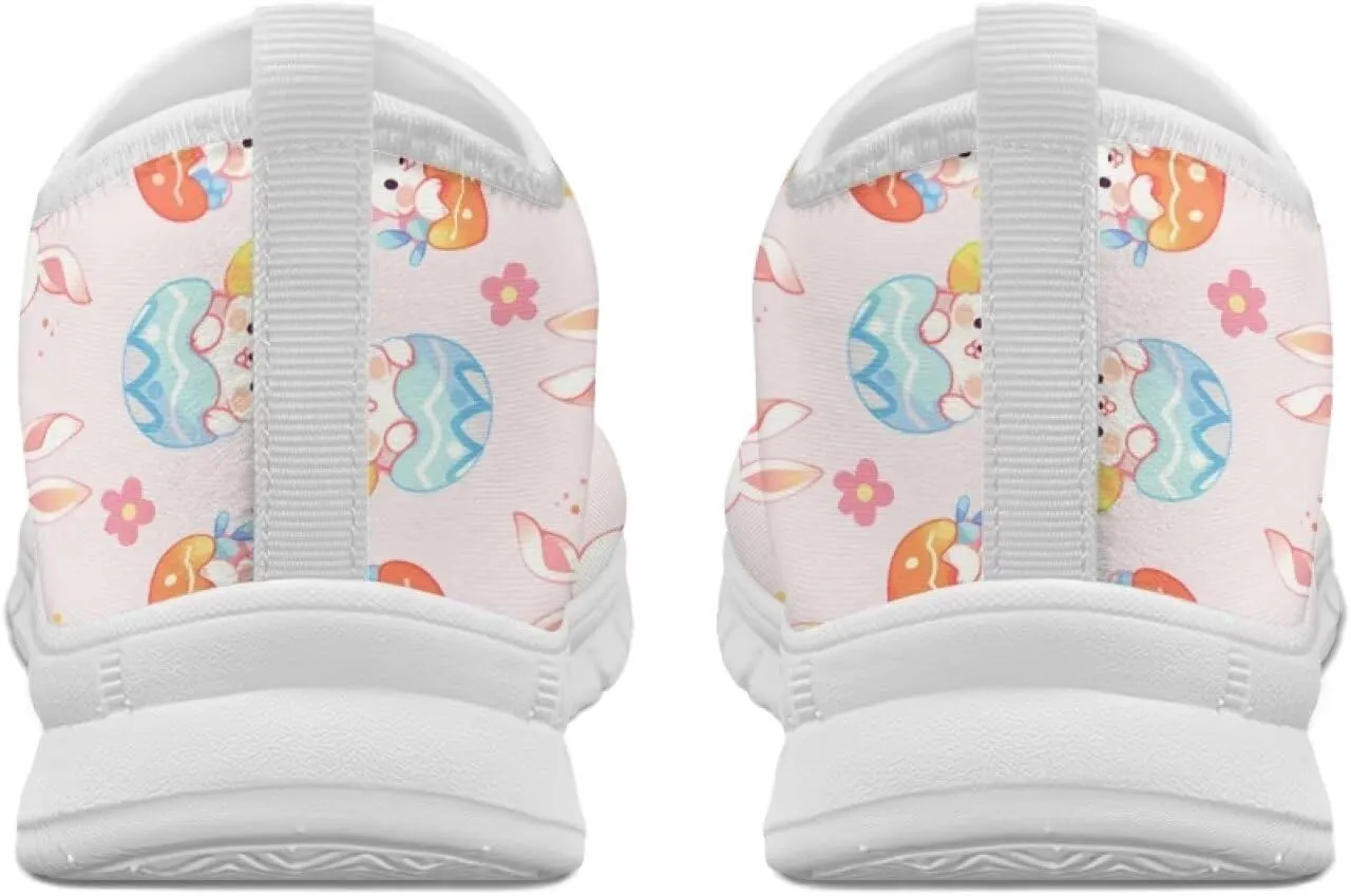 Women's Sneakers Comfy Breathable Lightweight Low Cut Non Slip Walking Running Shoes Valentine's Prints