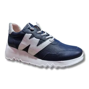 Wonders Trainers Navy /Silver E6760