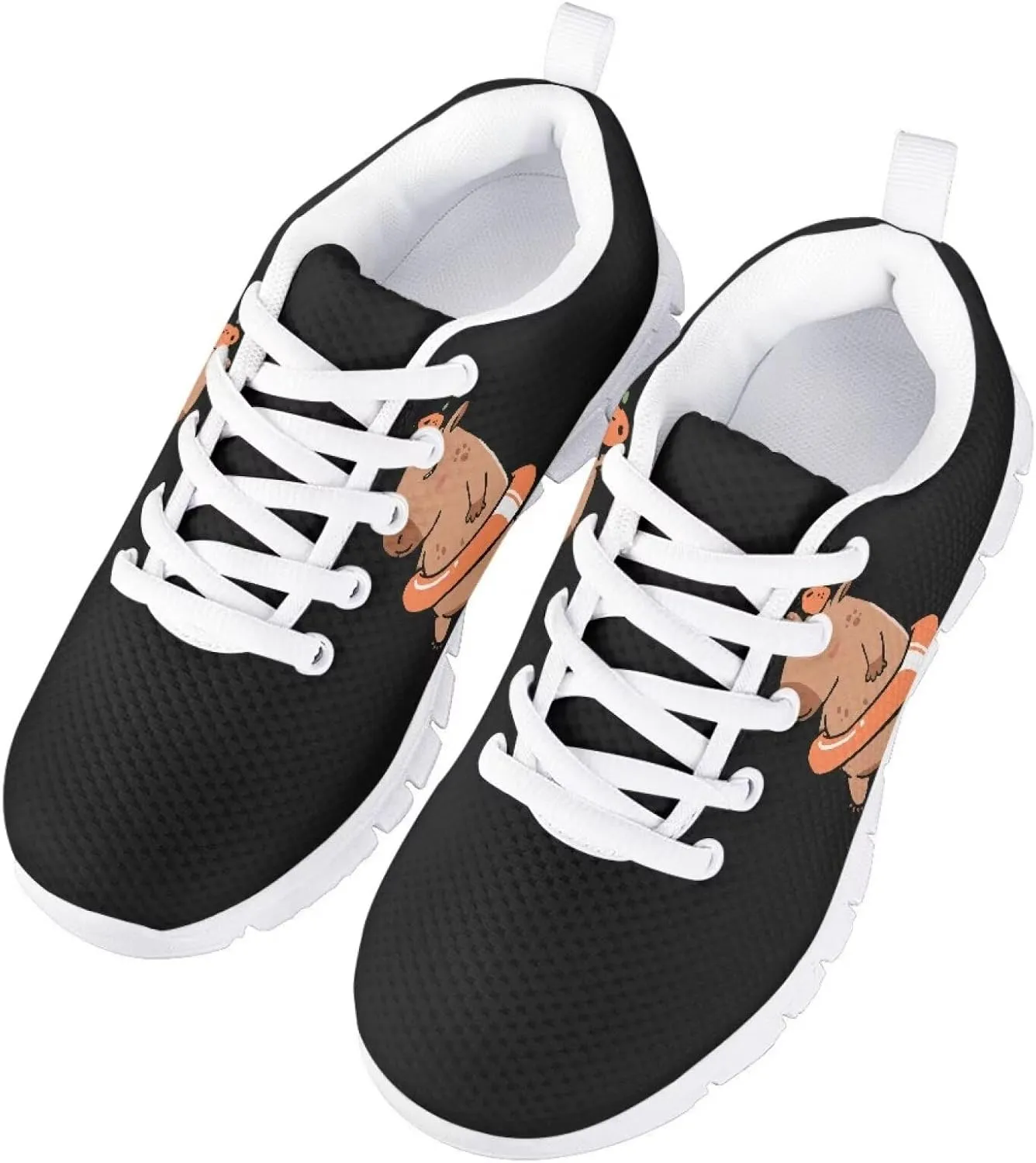 Yzaoxia Athletic Running Shoes for Boys Walking Shoes Lightweight Lace Up Sneakers for Kids Comfy Size 11-Size 5