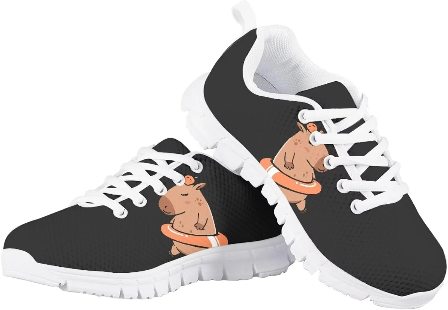 Yzaoxia Athletic Running Shoes for Boys Walking Shoes Lightweight Lace Up Sneakers for Kids Comfy Size 11-Size 5